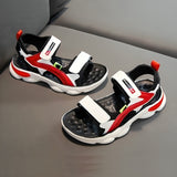 Retro Style Cosy Kids Outdoor Casual Sandal - White Red