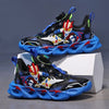 Retro Style Ultraman Kids Lighting Casual Shoe - Blue