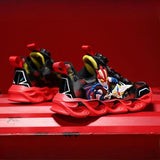 Retro Style Ultraman Kids Lighting Casual Shoe - Red