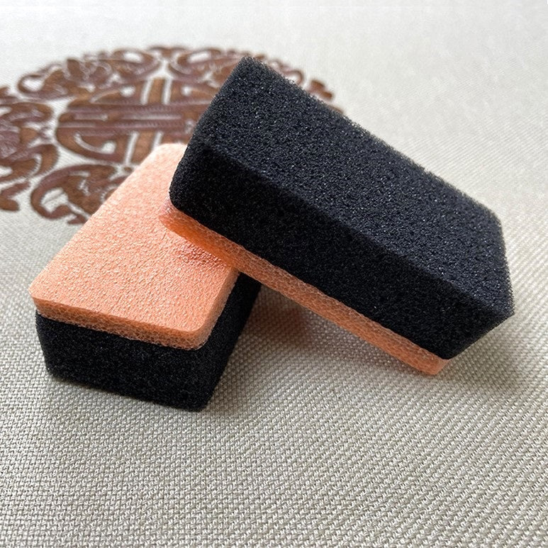 Round Shoe Polish Sponge