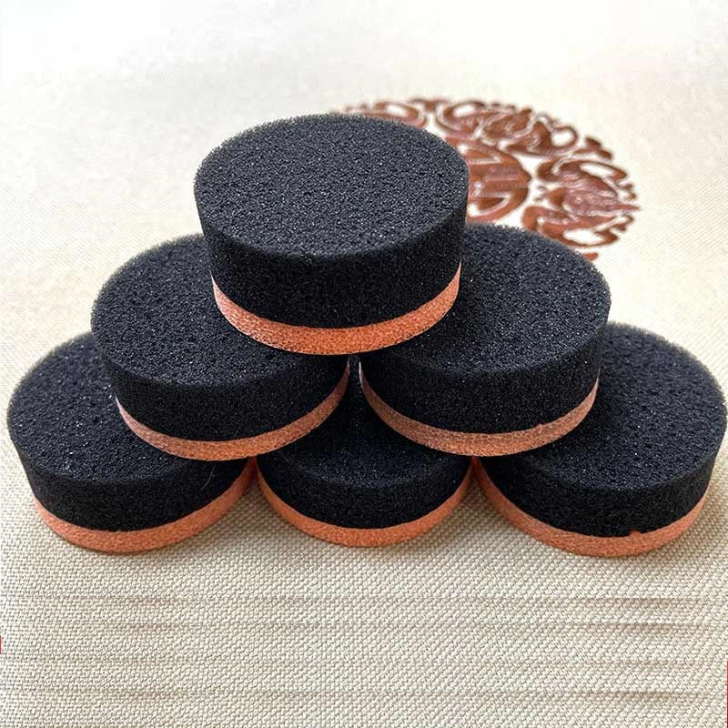 Round Shoe Polish Sponge