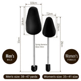Shaped Anti-wrinkle Plastic Shoe Tree - Men