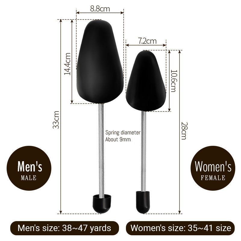 Shaped Anti-wrinkle Plastic Shoe Tree - Men
