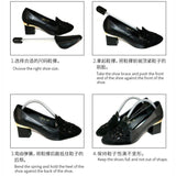 Shaped Anti-wrinkle Plastic Shoe Tree - Women