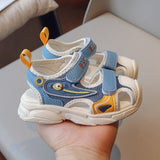 Spring Style Closed-toe Soft Kids Casual Sandal - Blue