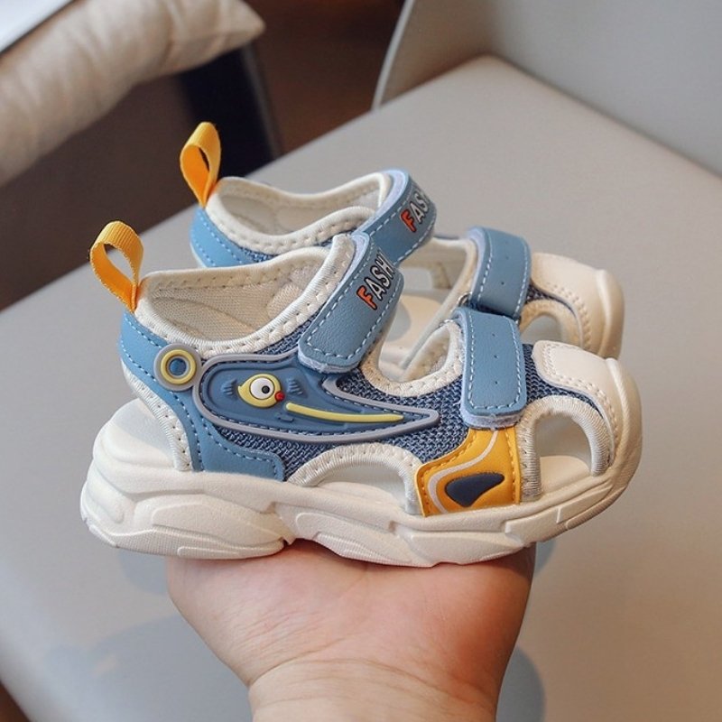 Spring Style Closed-toe Soft Kids Casual Sandal - Blue