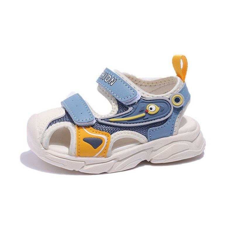 Spring Style Closed-toe Soft Kids Casual Sandal - Blue