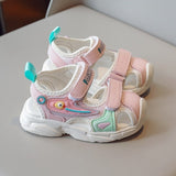 Spring Style Closed-toe Soft Kids Casual Sandal - Pink