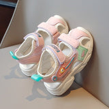 Spring Style Closed-toe Soft Kids Casual Sandal - Pink