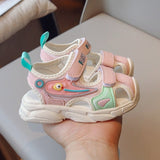 Spring Style Closed-toe Soft Kids Casual Sandal - Pink