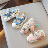 Spring Style Closed-toe Soft Kids Casual Sandal - Blue