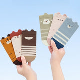 Spring Style Non-slip 1-3 Years Baby Floor Socks - Mixed Color (5 Pair)