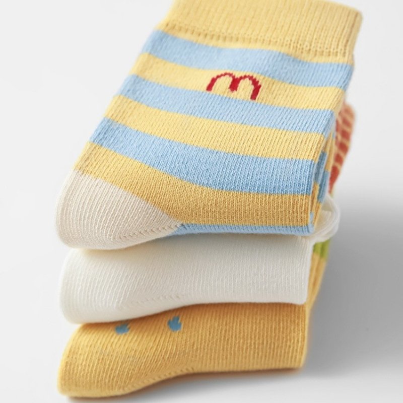 Spring Style Soft Cotton Toddlers Cartoon Socks - Mixed Color (5 Pair)