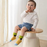 Spring Style Soft Cotton Toddlers Cartoon Socks - Mixed Color (5 Pair)