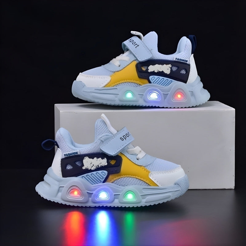 Spring Style Soft Light-up Kids Casual Shoe - Blue