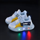 Spring Style Soft Light-up Kids Casual Shoe - Blue