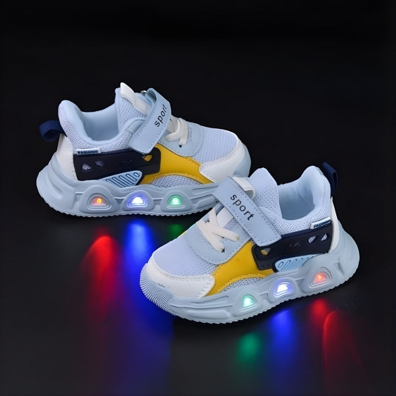 Spring Style Soft Light-up Kids Casual Shoe - Blue