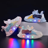 Spring Style Soft Light-up Kids Casual Shoe - Blue