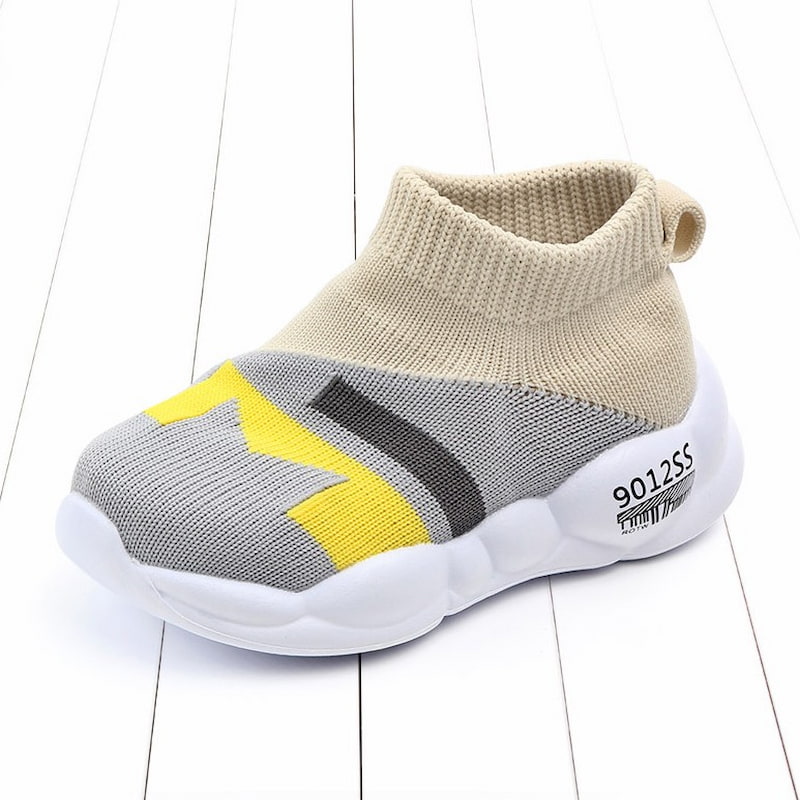 Spring Trend Breathable Soft Kids Casual Shoe – Gray