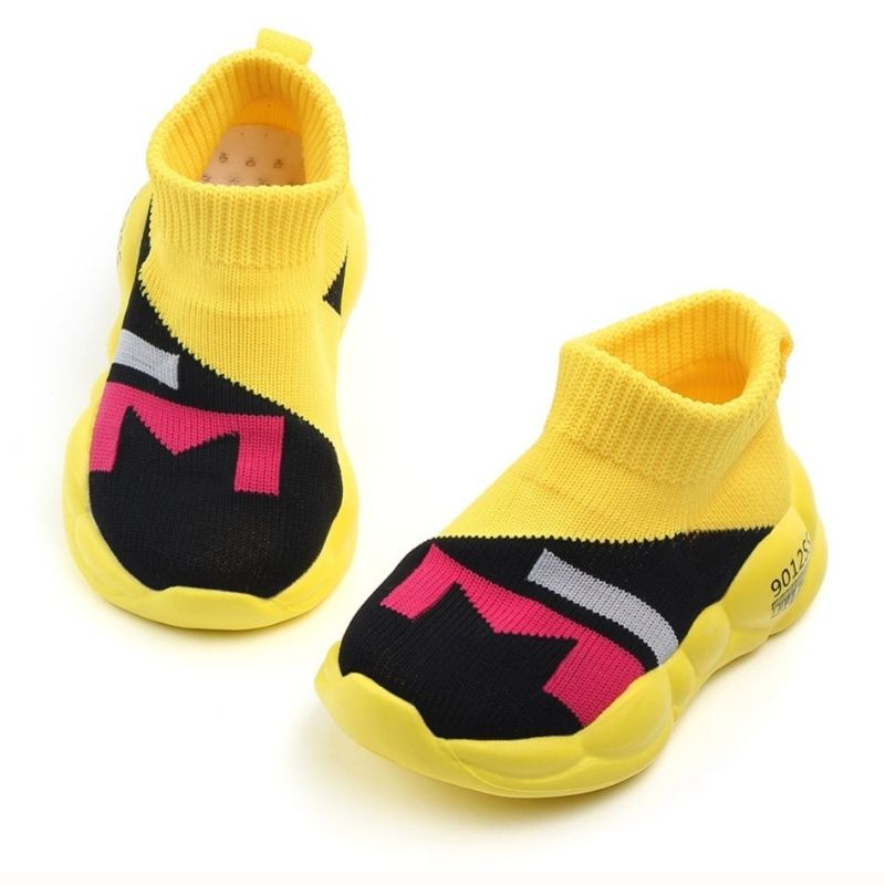 Spring Trend Breathable Soft Kids Casual Shoe – Yellow