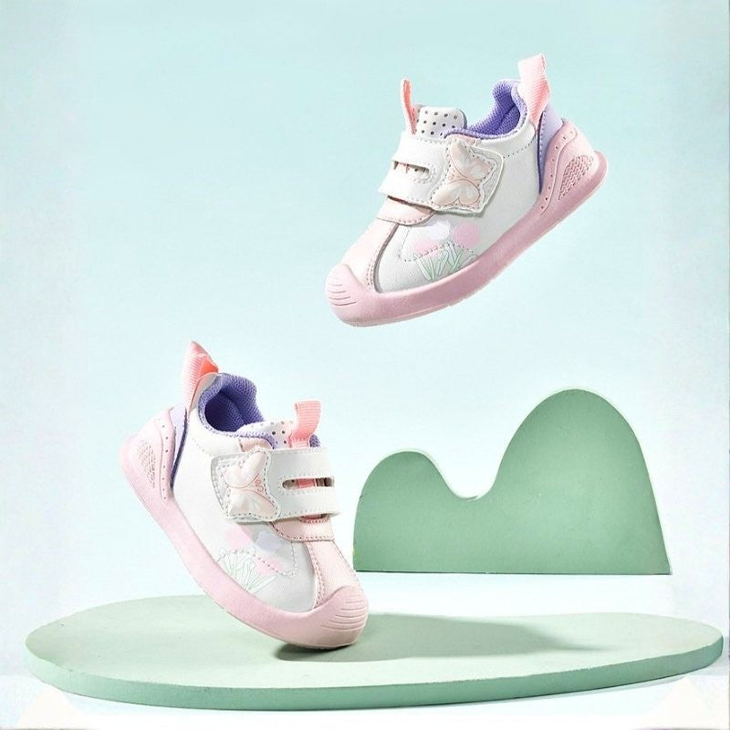 Spring Trend Kids Soft Casual Shoe - Butterfly Pink