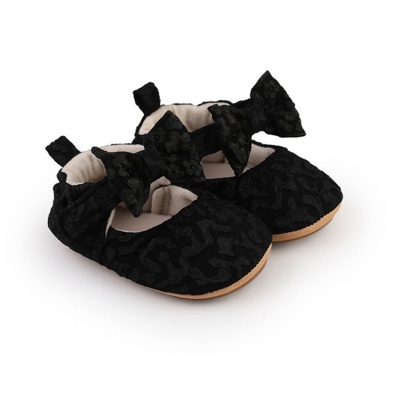 Spring Trend Newborn Princess Soft Shoe - Black