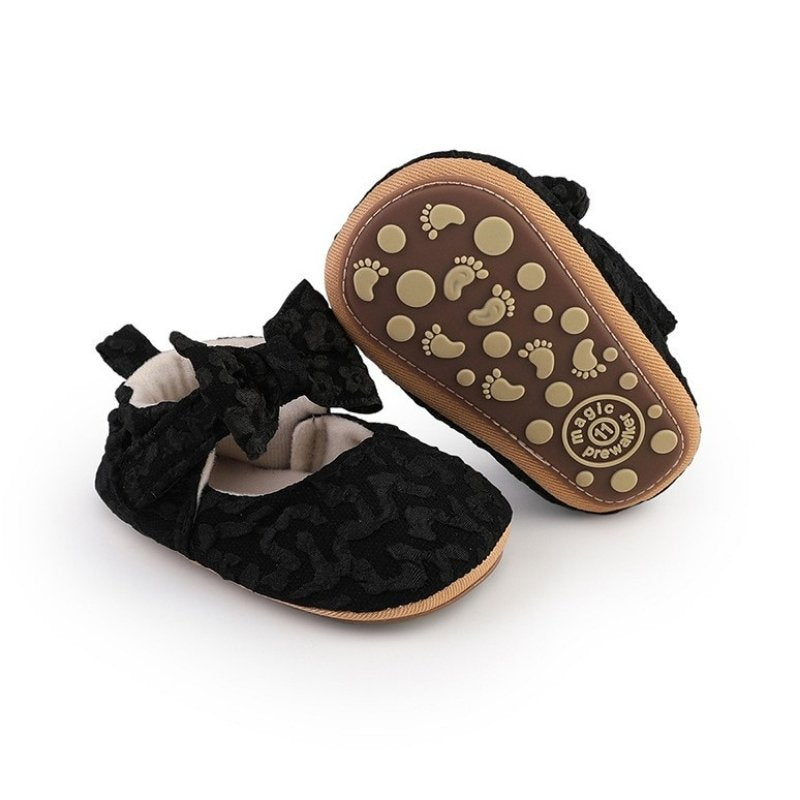 Spring Trend Newborn Princess Soft Shoe - Black