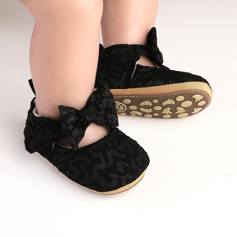 Spring Trend Newborn Princess Soft Shoe - Black