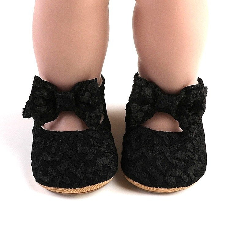 Spring Trend Newborn Princess Soft Shoe - Black