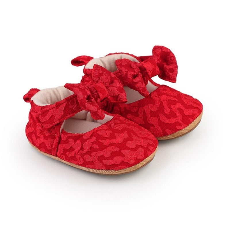 Spring Trend Newborn Princess Soft Shoe - Red