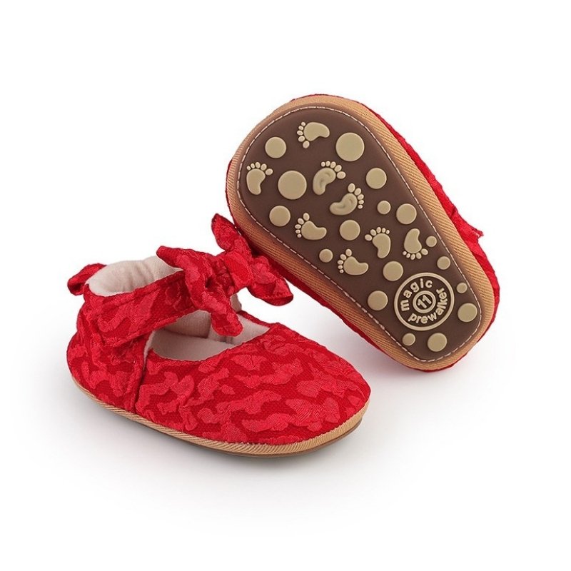 Spring Trend Newborn Princess Soft Shoe - Red