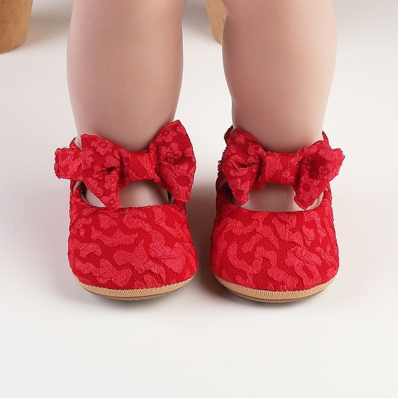 Spring Trend Newborn Princess Soft Shoe - Red