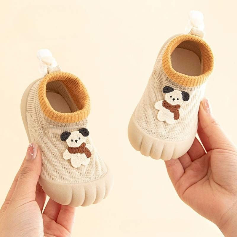 Spring Trend Non-slip Kids Comfy Loafer Shoe - Beige