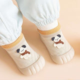 Spring Trend Non-slip Kids Comfy Loafer Shoe - Beige