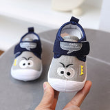 Spring Trend Non-slip Toddlers Soft Shoe - Gray Blue