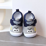 Spring Trend Non-slip Toddlers Soft Shoe - Gray Blue