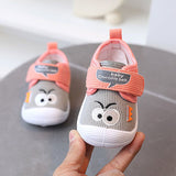 Spring Trend Non-slip Toddlers Soft Shoe - Gray Pink