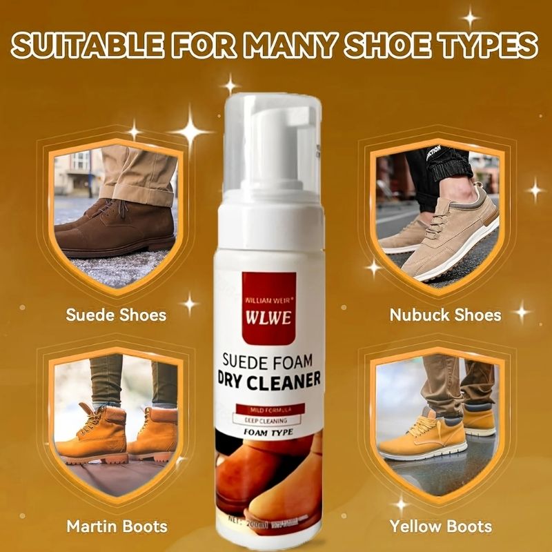 Suede Leather Shoe Dry Cleaning Foam