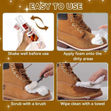 Suede Leather Shoe Dry Cleaning Foam