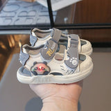 Summer Time Anti-kick Soft Kids Lighting Sandal - Gray
