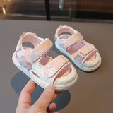 Summer Time Anti-kick Soft Kids Lighting Sandal - Pink