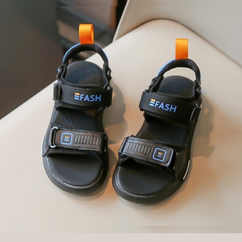 Summer Trend Lightweight Kids Outdoor Sandal - Black