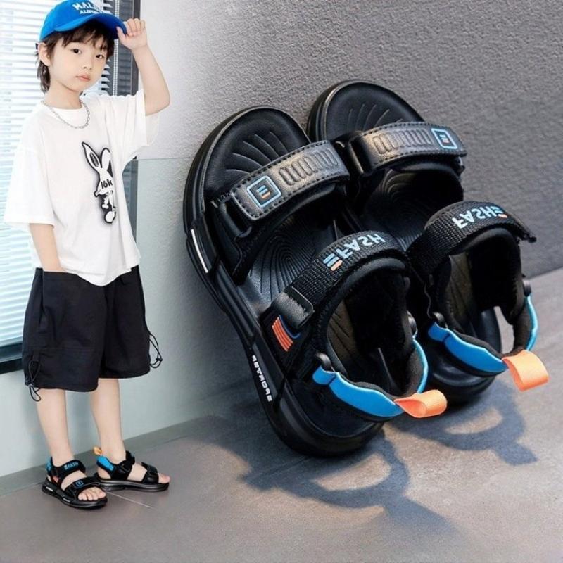 Summer Trend Lightweight Kids Outdoor Sandal - Black