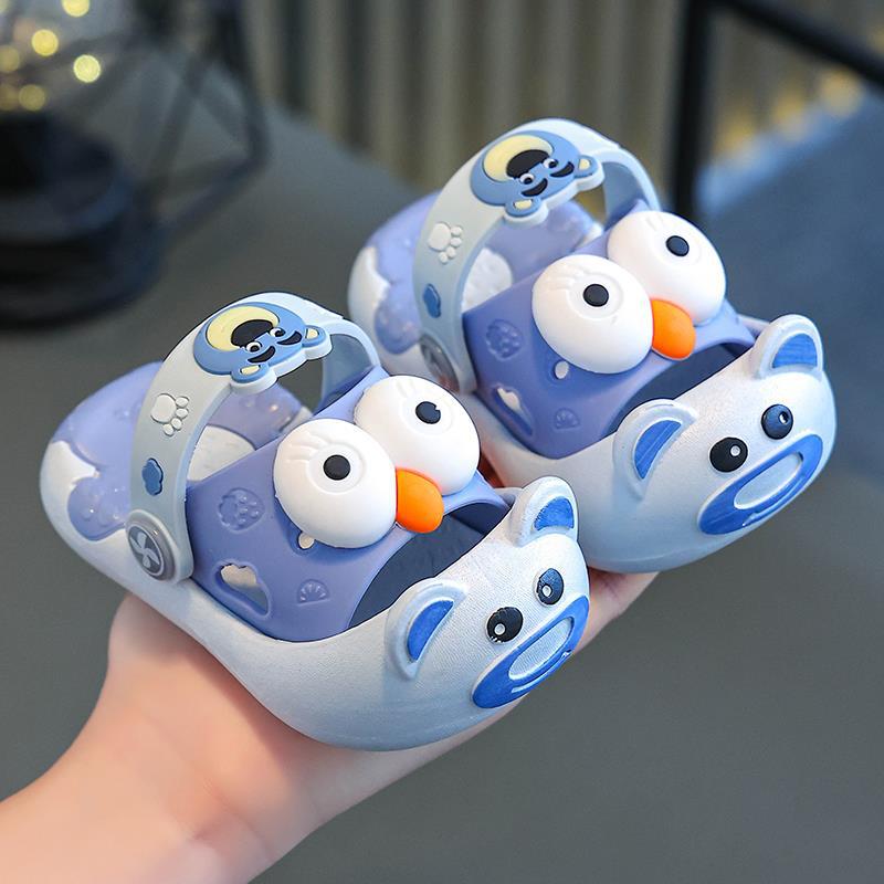 Summer Trend Non-slip Kids Soft Clog Shoe - Blue