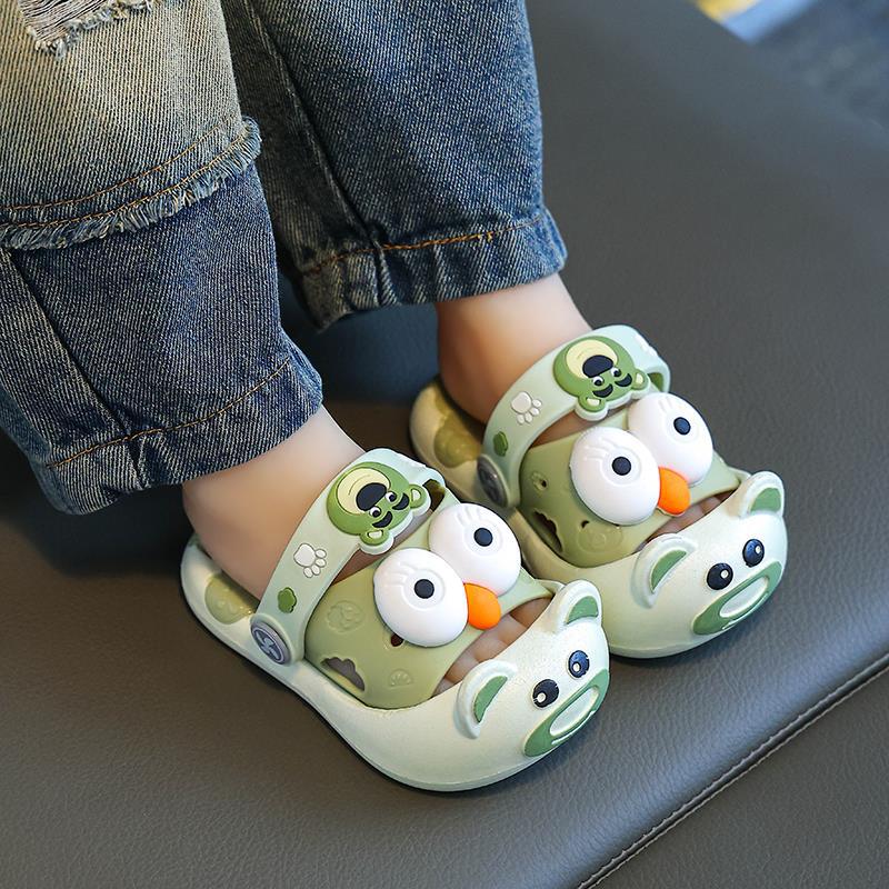 Summer Trend Non-slip Kids Soft Clog Shoe - Green