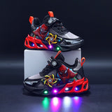 Urban Style Anti-slip Kids Lighting Casual Shoe - Black