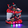 Urban Style Anti-slip Kids Lighting Casual Shoe - Red