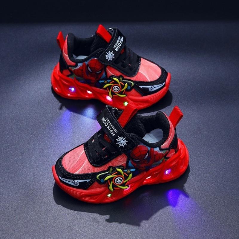 Urban Style Anti-slip Kids Lighting Casual Shoe - Red